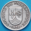Монета Мозамбик Португальский 50 сентаво 1936 год.