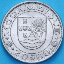 Мозамбик Португальский 20 эскудо 1971 год. UNC