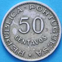 Мозамбик Португальский 50 сентаво 1951 год.
