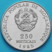 Монета Мозамбик 250 метикал 1985 год. 10 лет Независимости.