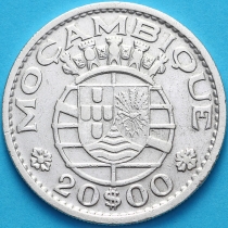 Мозамбик Португальский 20 эскудо 1955 год.