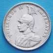 Монета Немецкой Восточной Африки 1/4 рупии 1906 год. J. Серебро.