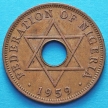 Монеты Нигерии 1 пенни 1959 год.VF