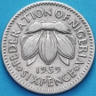 Монета Нигерия 6 пенсов 1959 год.