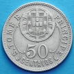 Монета Сан Томе и Принсипи 50 сентаво 1929 год.