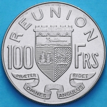 Реюньон 100 франков 1964 год.