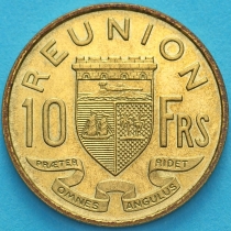 Реюньон 10 франков 1964 год.