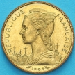 Монета Реюньон 10 франков 1964 год. 