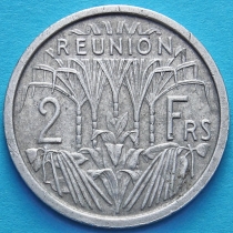 Реюньон 2 франка 1948 год.