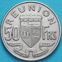 Реюньон 50 франков 1962 год.