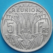 Монета Реюньон 5 франков 1955 год.