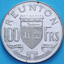 Реюньон 100 франков 1971 год.