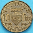 Монета Реюньон 10 франков 1970 год.