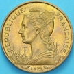 Монета Реюньон 20 франков 1971 год.