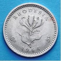 Родезия 5 центов 1964 год.