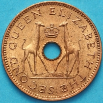 Родезия и Ньясаленд 1/2 пенни 1964 год.
