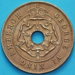 Монета Родезия Южная 1 пенни 1940 год.№2