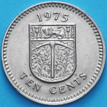 Родезия 10 центов 1975 год.