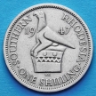Монета Родезии 1 шиллинг 1947 год.