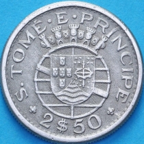 Сан Томе и Принсипи 2,5 эскудо 1962 год