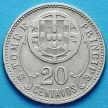 Монета Сан Томе и Принсипи 20 сентаво 1929 год. VF/F
