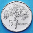 Монета Сейшельских островов 5 рупий 2010 год