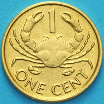 Сейшельские острова 1 цент 2004 год. Краб.