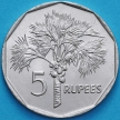 Монета Сейшельские острова 5 рупий 1982 год