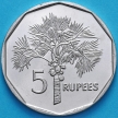 Монета Сейшельские острова 5 рупий 1992 год
