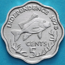 Сейшельские острова 5 центов 1976 год. Декларация независимости