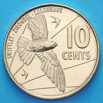 Сейшельские острова 10 центов 2016 год. Сейшельская ласточка.