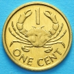 Монета Сейшельских островов 1 цент 1990 год.