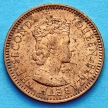 Монета Сейшельских островов 1 цент 1961 год.
