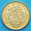 Монета Сейшельских островов 1 цент 1982 год.