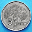 Монета Сейшельских островов 5 рупий 1992-2000 год