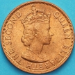 Монета Сейшельские острова 5 центов 1968 год.