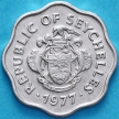 Монета Сейшельские о-ва 5 центов 1977 год.