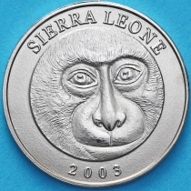 Сьерра Леоне 20 леоне 2003 год. Обезьяна