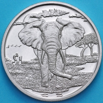 Сьерра-Леоне 1 доллар 2007 год. Слон