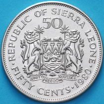 Сьерра Леоне 50 центов 1980 год