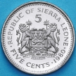 Монета Сьерра Леоне 5 центов 1980 год. Proof