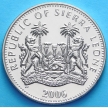 Монета Сьерра-Леоне 1 доллар 2006 год. Витрувианский человек