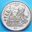Монета Сьерра-Леоне 1 доллар 1999 год. Чарльз Дарвин