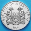 Монета Сьерра-Леоне 1 доллар 2004 год.Рональд Рейган.