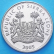 Монета Сьерра-Леоне 1 доллар 2005 год. Крокодил
