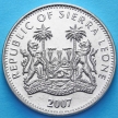 Монета Сьерра-Леоне 1 доллар 2007 год. Носорог