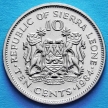 Монета Сьерра Леоне 10 центов 1984 год.