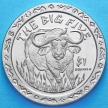 Монета Сьерра-Леоне 1 доллар 2001 год. Буйвол