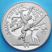 Сьерра-Леоне 1 доллар 2011 год. Гиббон