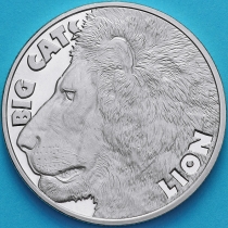 Сьерра-Леоне 1 доллар 2020 год. Большие кошки. Лев